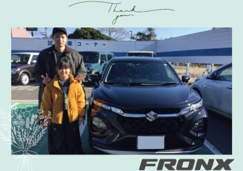 Y様フロンクス納車☆彡